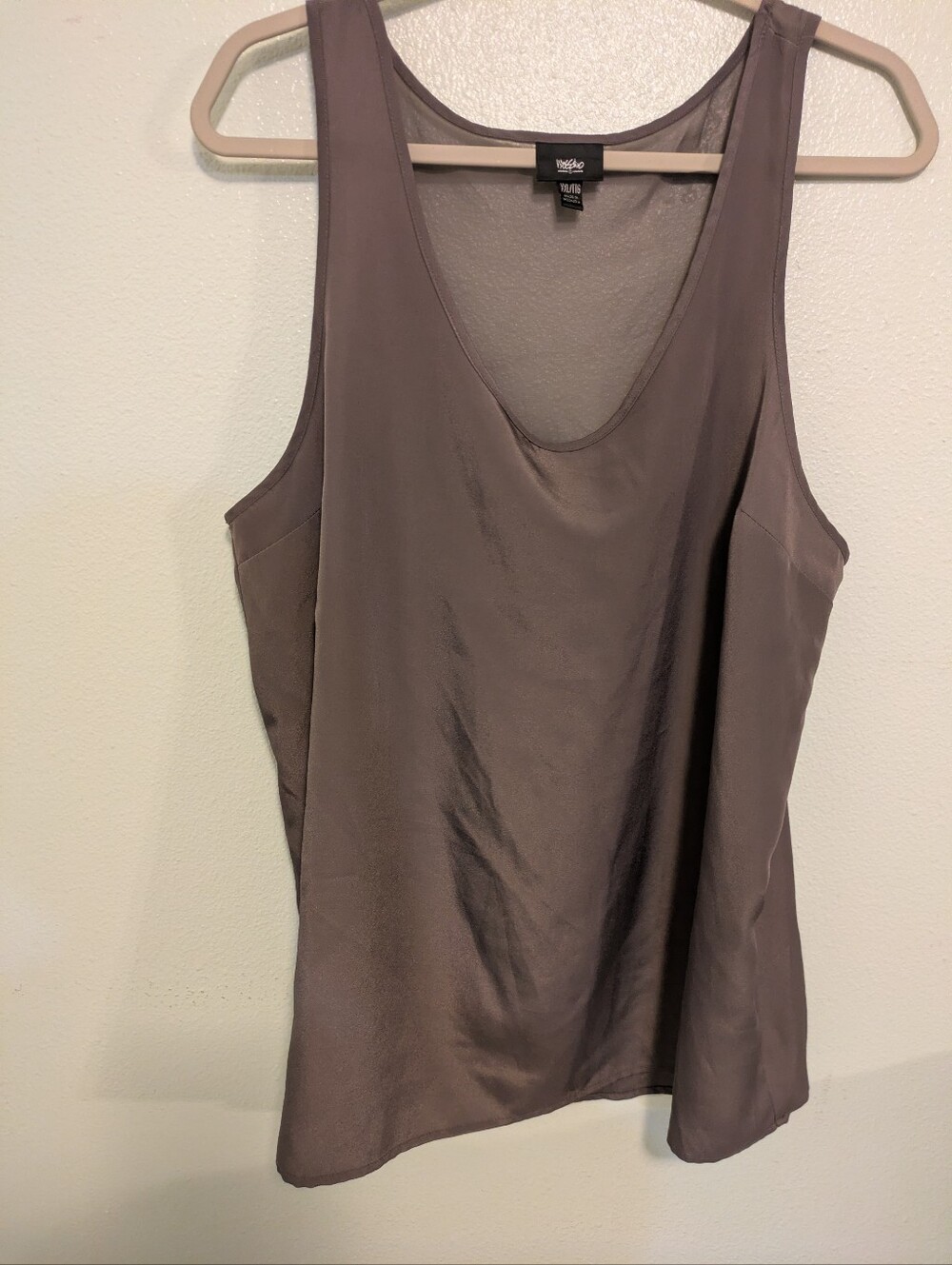 Mossimo Sleeveless Scoop Neck Tank Top - Taupe